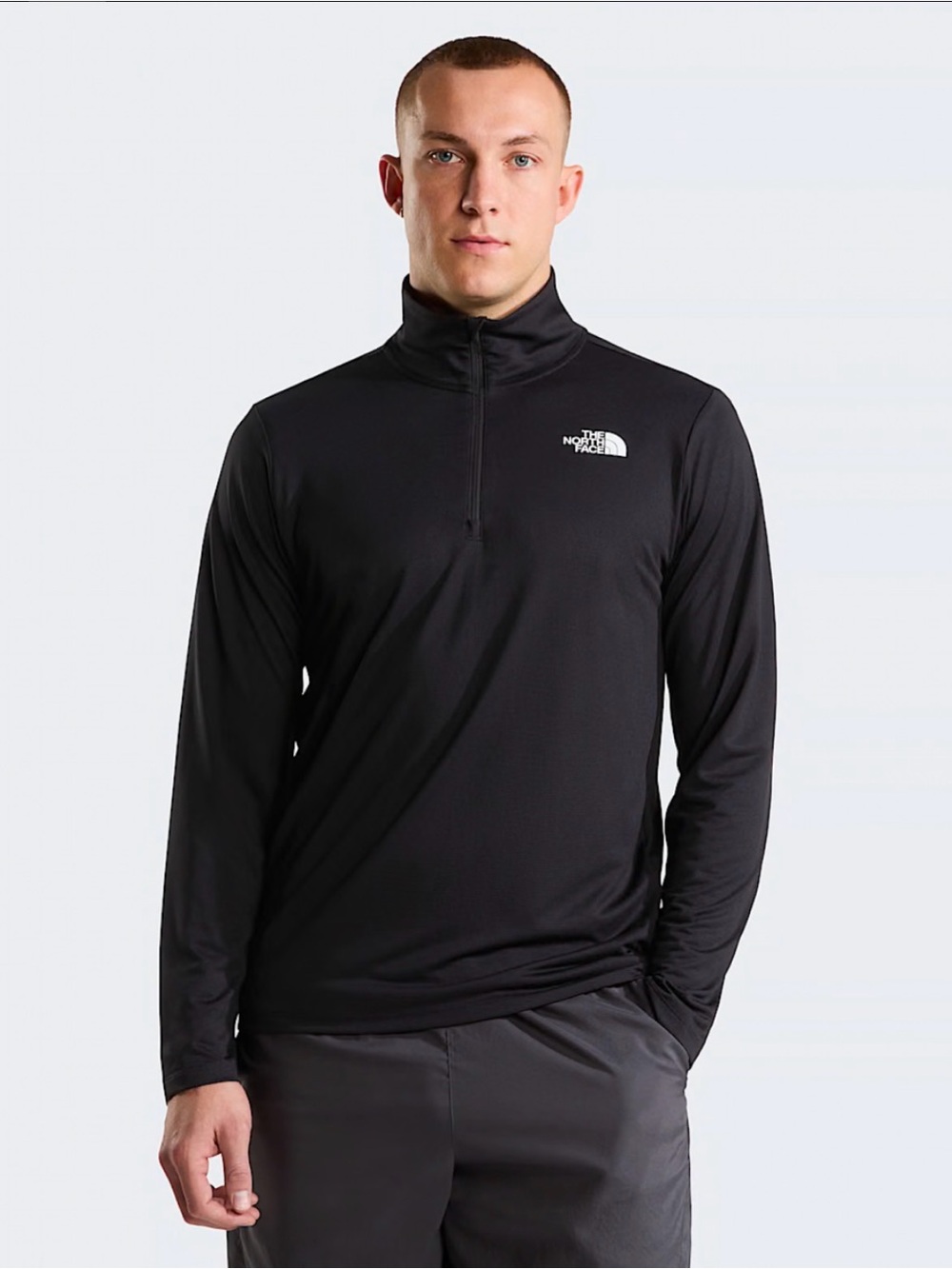The North Face Men's Black Quarter-Zip Performance Top